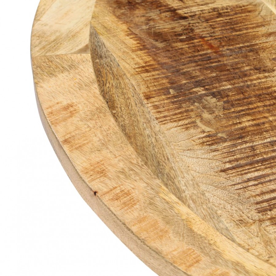 Table de salle à manger Rond 120x76 cm Bois de manguier massif