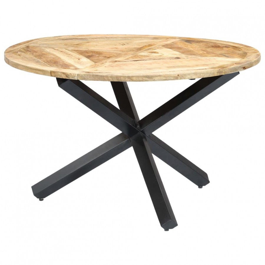 Table de salle à manger Rond 120x76 cm Bois de manguier massif
