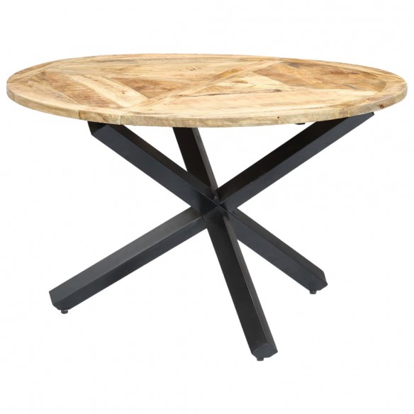 Table de salle à manger Rond 120x76 cm Bois de manguier massif