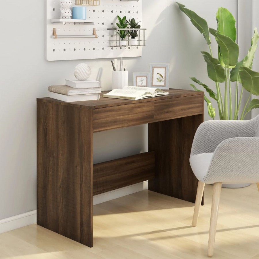 Bureau Chêne marron 101x50x76,5 cm Aggloméré