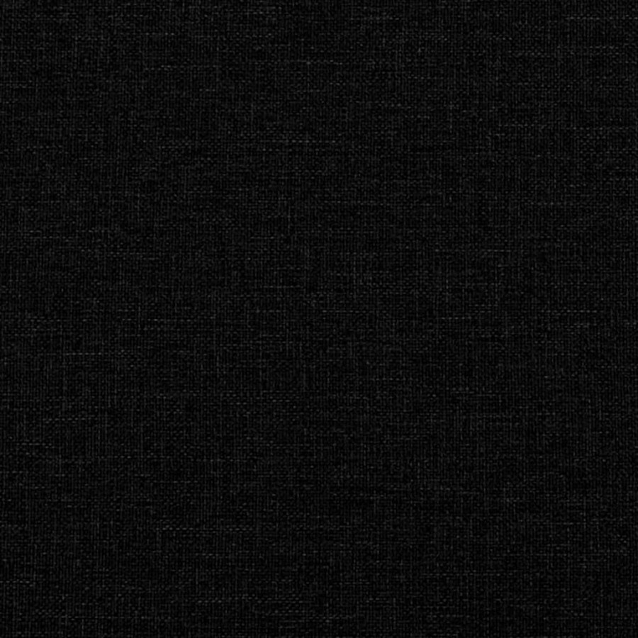 Ensemble de canapés 3 pcs avec coussins Noir Tissu