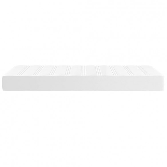 Matelas de lit à ressorts ensachés blanc 120x190x20 cm