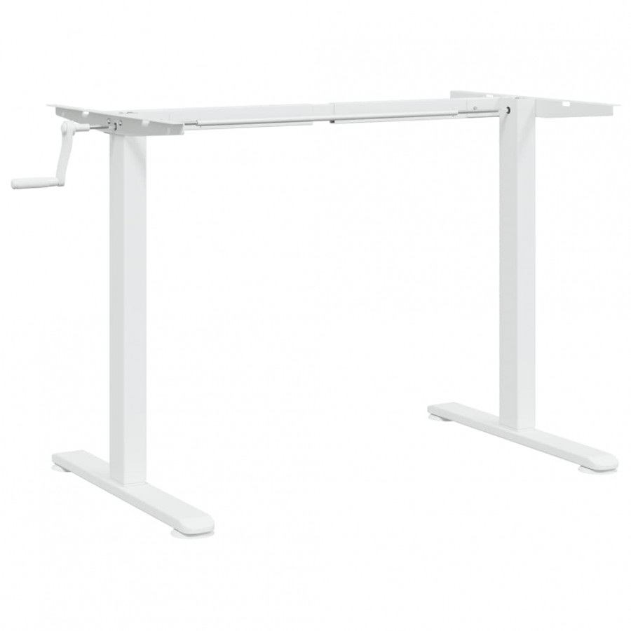 Cadre de bureau debout blanc (94-135)x60x(70-114) cm acier
