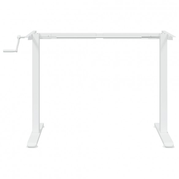 Cadre de bureau debout blanc (94-135)x60x(70-114) cm acier