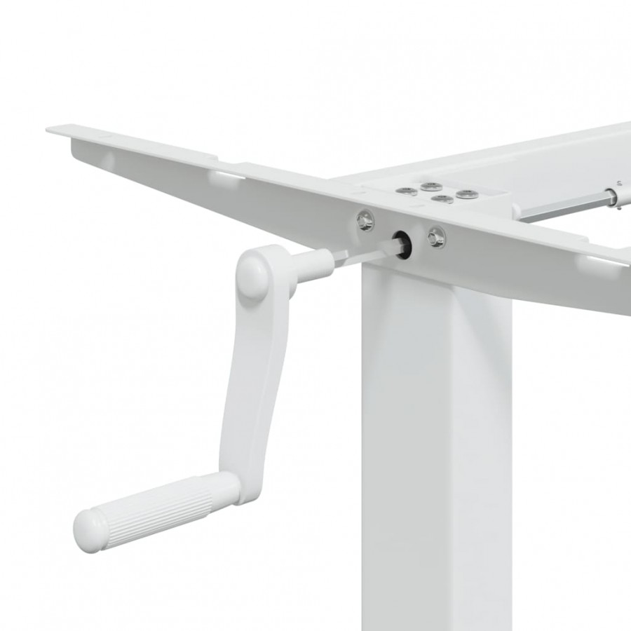 Cadre de bureau debout blanc (94-135)x60x(70-114) cm acier
