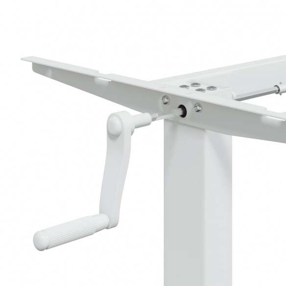 Cadre de bureau debout blanc (94-135)x60x(70-114) cm acier