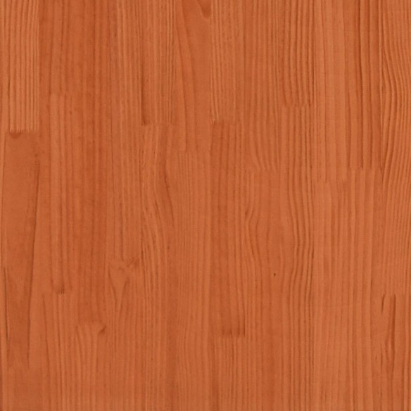 Table basse cire marron 110x50x33,5 cm bois massif de pin
