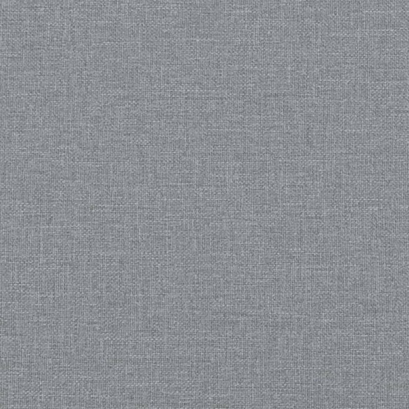 Repose-pied gris clair 77x55x31 cm tissu