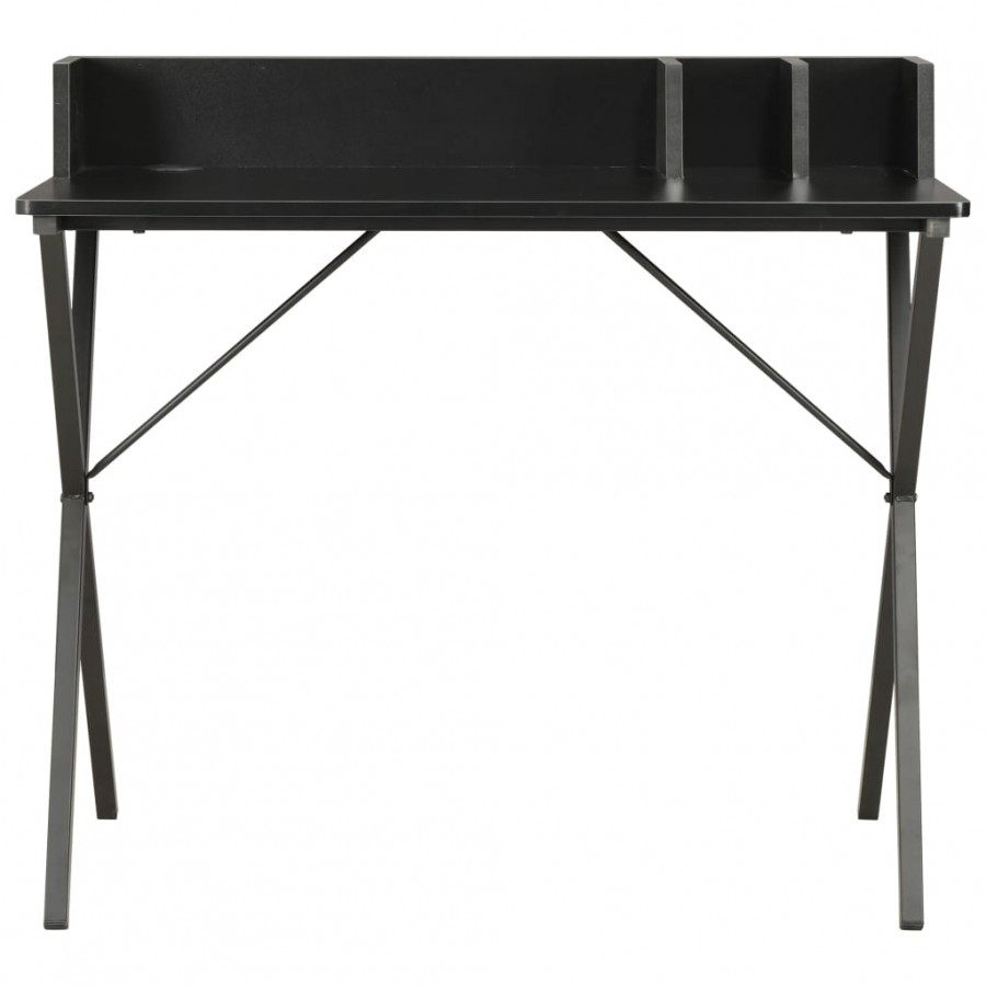 Bureau Noir 80x50x84 cm