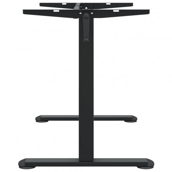 Cadre de bureau debout noir (94-135)x60x(70-114) cm acier