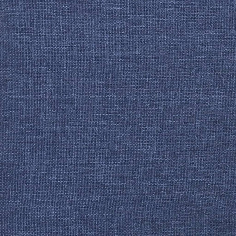 Têtes de lit 2 pcs Bleu 100x7x78/88 cm Tissu