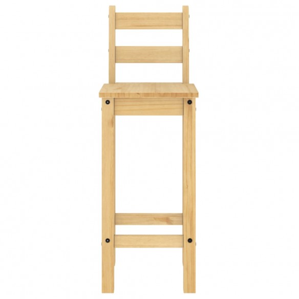 Ensemble de bar 3 pcs Bois de pin massif