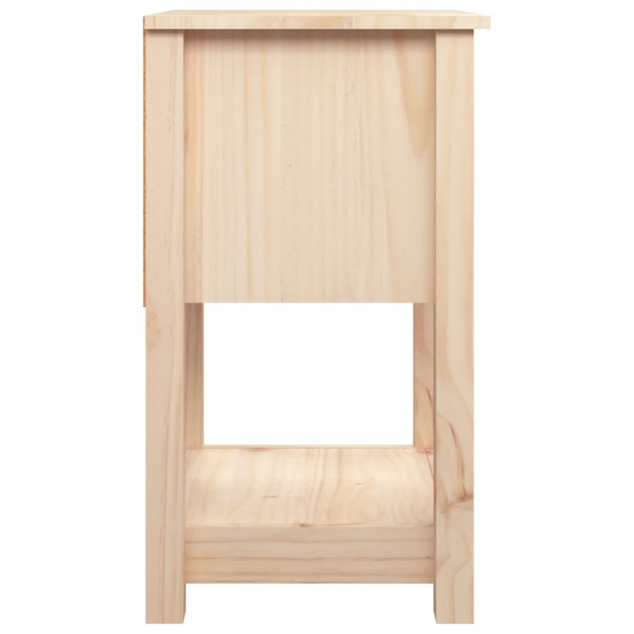 Tables de chevet 2 pcs 40x35x61,5 cm Bois de pin massif