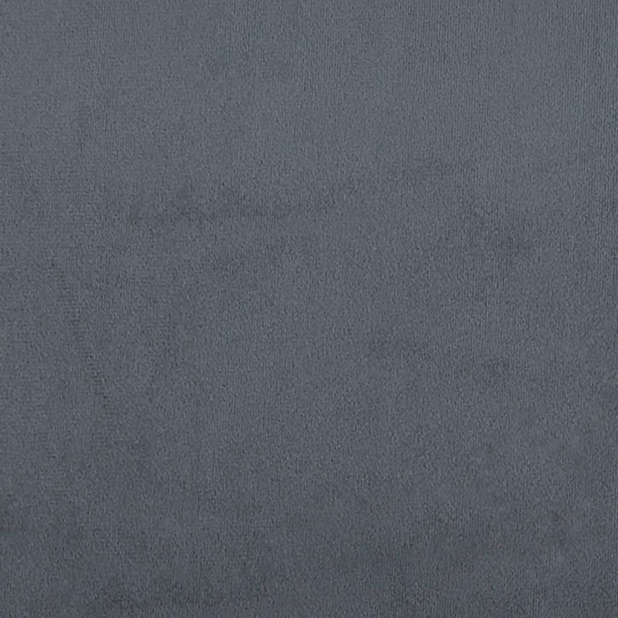 Ensemble de canapés 3 pcs avec coussins gris foncé velours