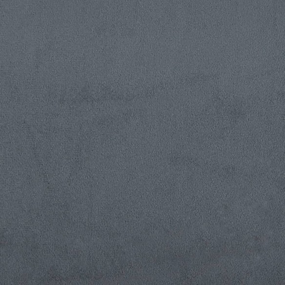 Ensemble de canapés 3 pcs avec coussins gris foncé velours