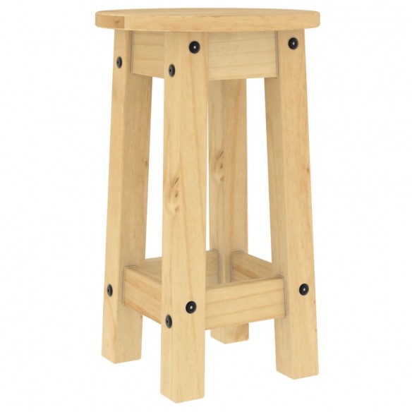 Ensemble de bar 3 pcs bois de pin massif