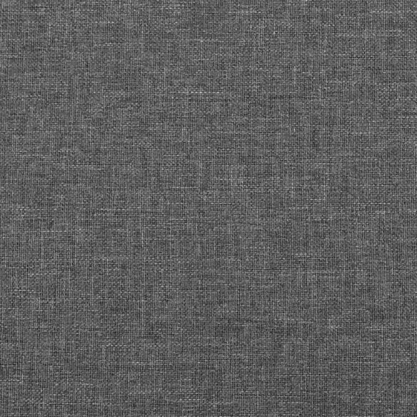 Têtes de lit 2 pcs Gris foncé 100x5x78/88 cm Tissu