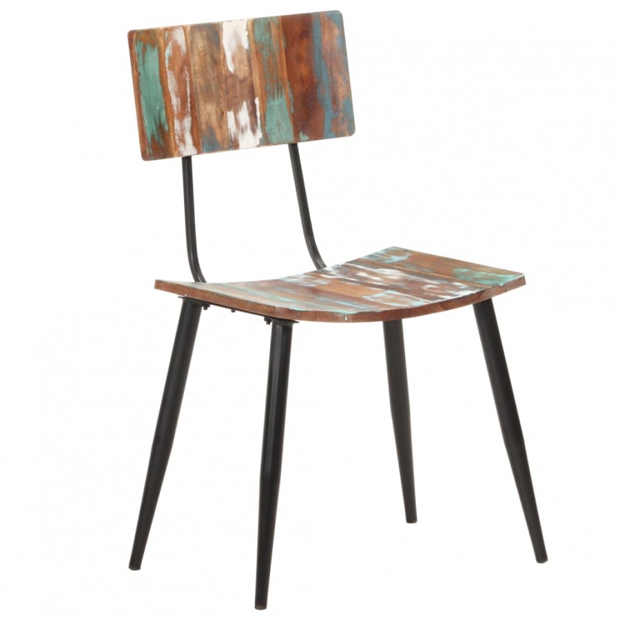 Chaises de salle à manger 2 pcs Bois de récupération solide
