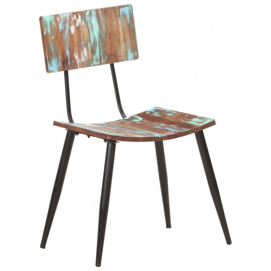 Chaises de salle à manger 2 pcs Bois de récupération solide