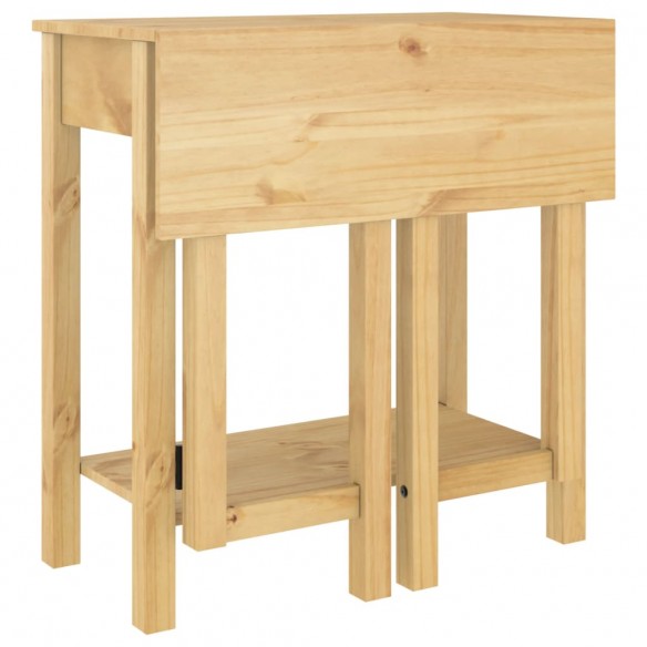Ensemble de bar 5 pcs Bois de pin massif