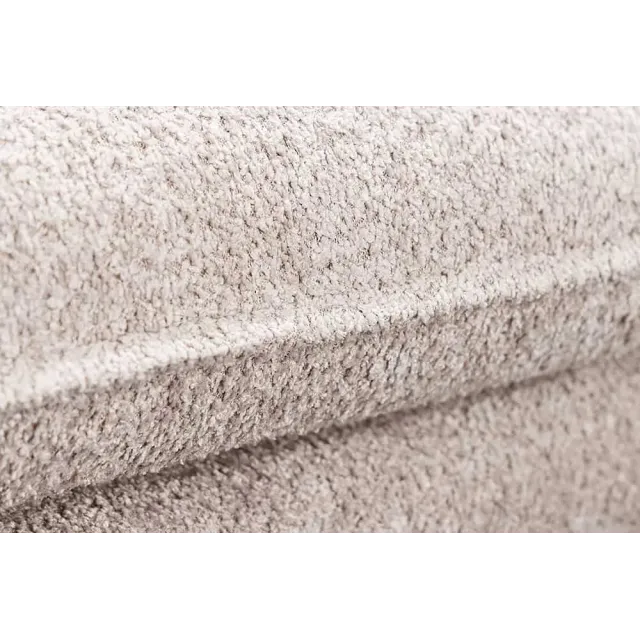 Canapé 3 places HEAVEN 200 cm en tissu bouclé champagne beige
