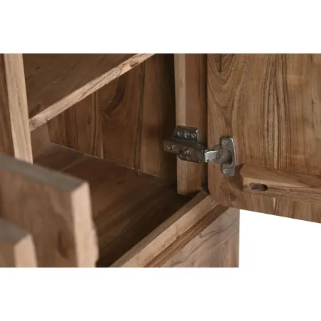 Buffet bas HARMONIA en Bois d’Acacia – Marron Clair – 175 x 40 x 81 cm – 4 Portes