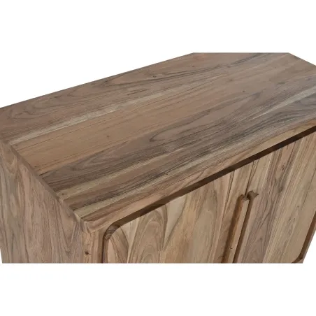 Buffet en Bois d’Acacia – HARMONIA – 85 x 40 x 80 cm – Marron Clair – 2 Portes