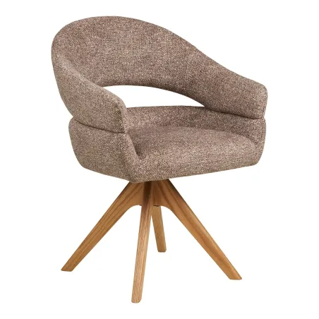 Pack ambiance salle à manger naturelle – Table ronde en céramique Ø120 cm & déco coordonnée