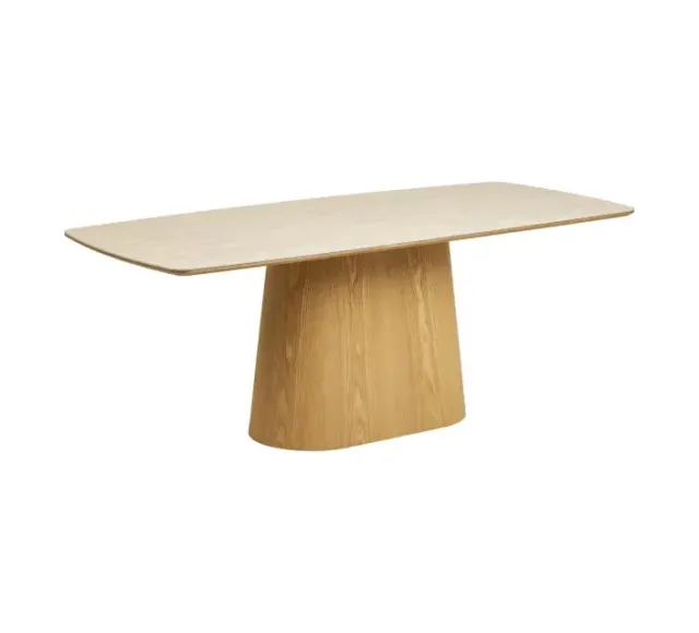 Pack salle à manger naturel – Table en céramique 200 cm + chaises + accessoires déco