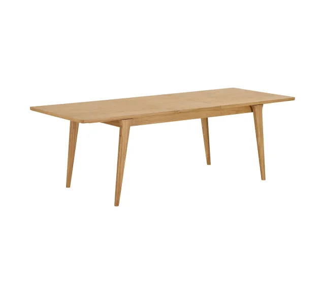 Pack ambiance salle à manger naturelle – Table extensible en chêne & déco coordonnée