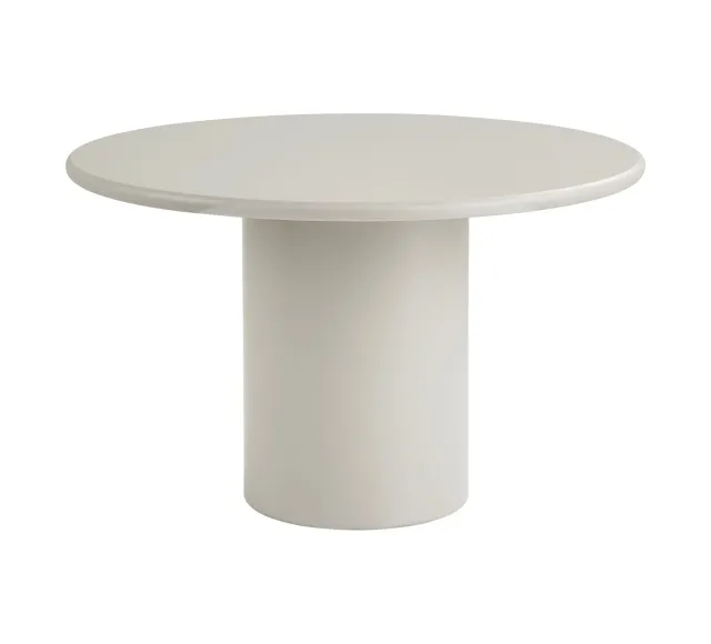 Pack salle à manger contemporain – Table sable, chaises bouclé & tableau décoratif