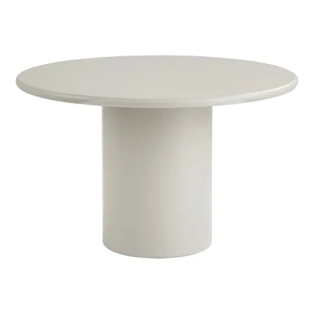 Pack salle à manger contemporain – Table sable, chaises bouclé & tableau décoratif
