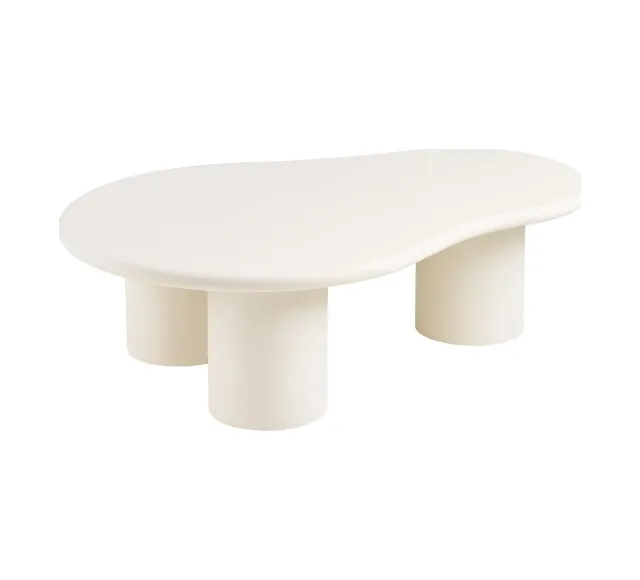 Pack ambiance salon contemporain – Canapé brun, table effet ciment & bougies déco