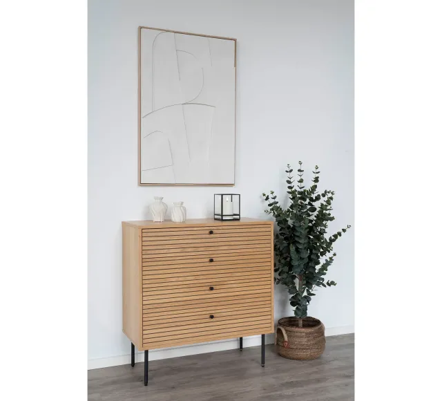 Ambiance complète – Chêne naturel & contrastes modernes