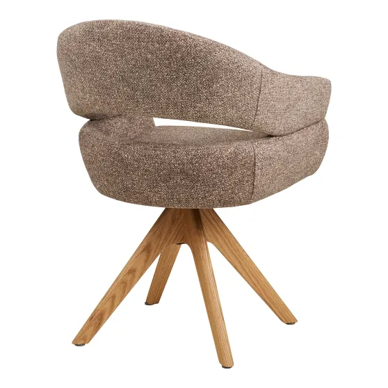Chaise Pivotante en Chêne Naturel FSC® - Confort & Style | | Elsines