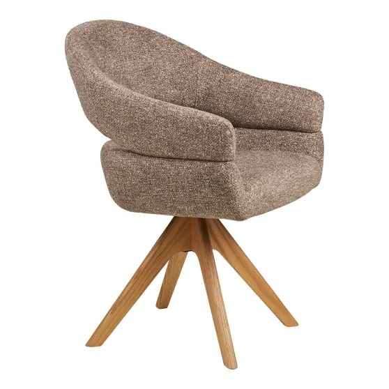 Chaise Pivotante en Chêne Naturel FSC® - Confort & Style | | Elsines