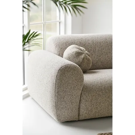 Canapé Lounge Clyde 300 cm - Méridienne Droite Gris Pierre| Elsines
