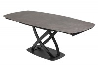 Table à Manger INES 130-190cm Céramique, Anthracite, extensible