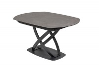 Table à Manger INES 130-190cm Céramique, Anthracite, extensible