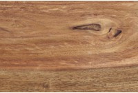 Banquette 140 cm design en bois massif sheesham