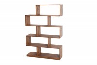 étagère moderne de 150cm en bois massif coloris naturel