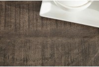 Table basse 100cm coloris gris en bois massif et fer
