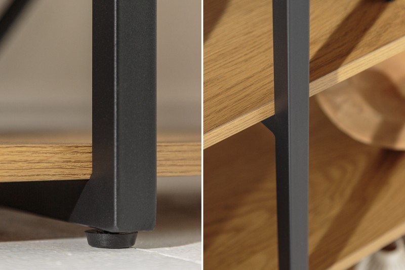 Etagère à 4 plateaux design industriel