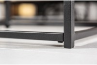 Ensemble de 3 tables basses coloris noir et chêne