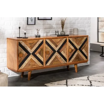 Bahut design de 160 cm coloris naturel