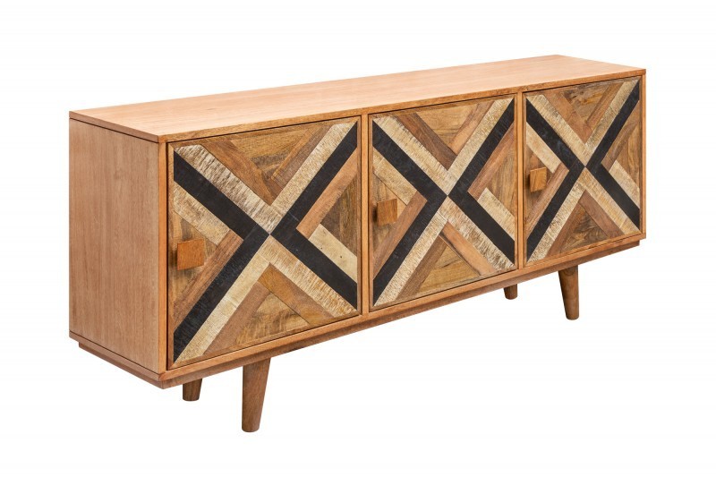 Bahut design de 160 cm coloris naturel
